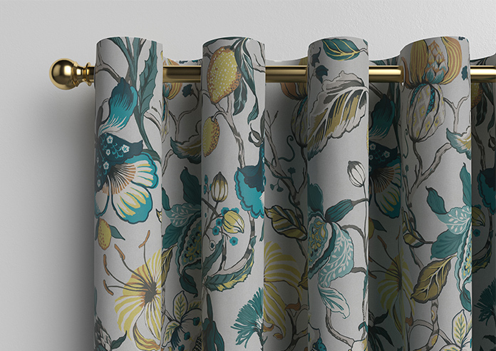 Morton, Teal - Made to Measure Curtains - Image 12